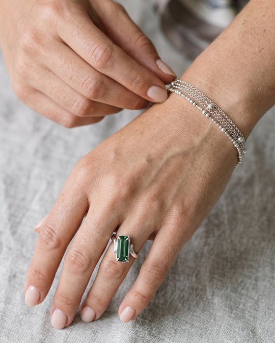 Verdara Sculpted Emerald Ring