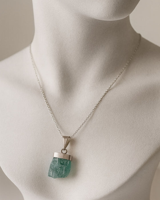 Verdantia Raw Tourmaline Pendant