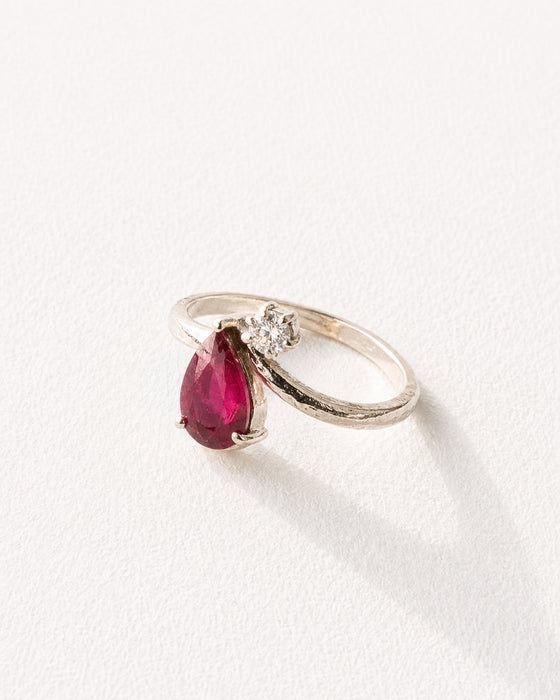 Roselle Flame Tourmaline Ring