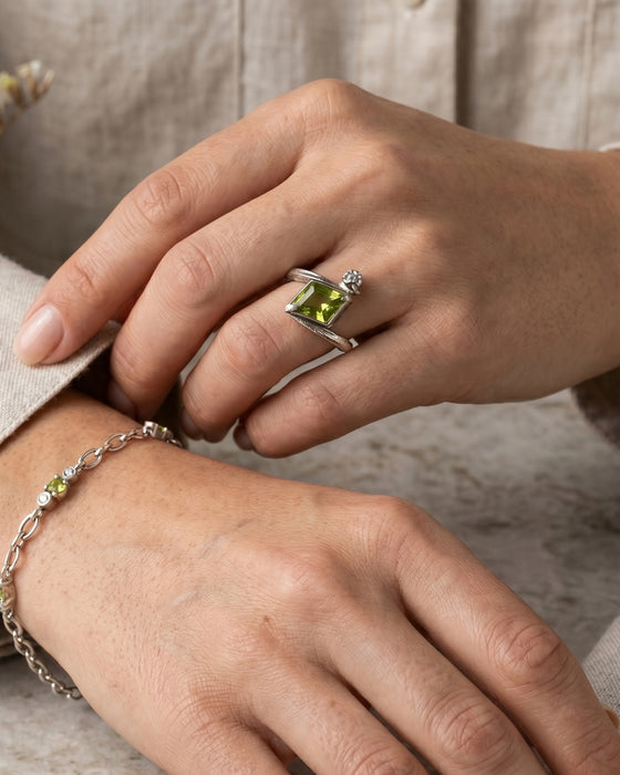 Aurielle Prism Peridot Ring