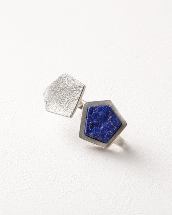 Celeste Dualform Lapis Ring