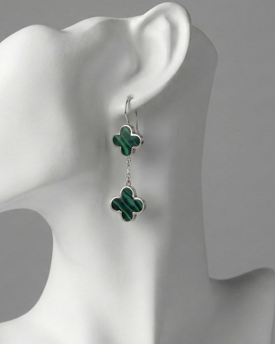 VerdantBloom Afghan Malachite Harmony Set