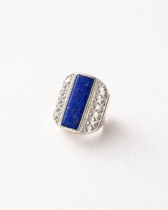 Royal Atlas Lapis Signet Ring