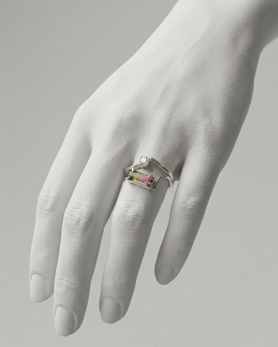 Rosavera Watermelon Tourmaline Ring