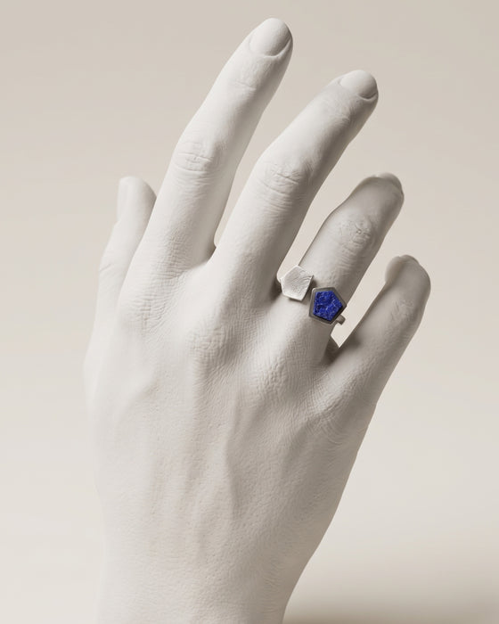 Celeste Dualform Lapis Ring