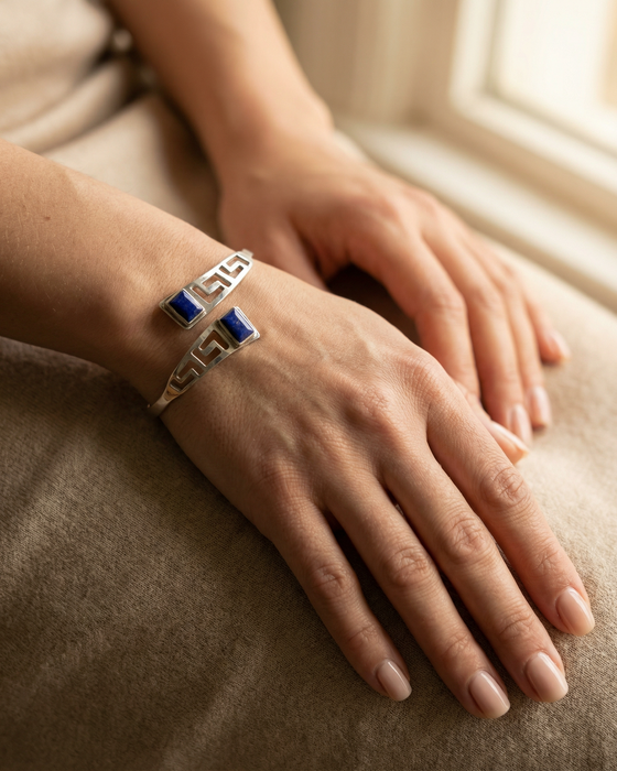 Azure Twin Cuff Bracelet