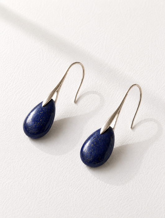 NilaDrop Afghan Lapis Lazuli Earrings