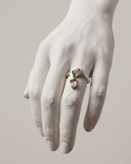 Duetta Prism Tourmaline Ring
