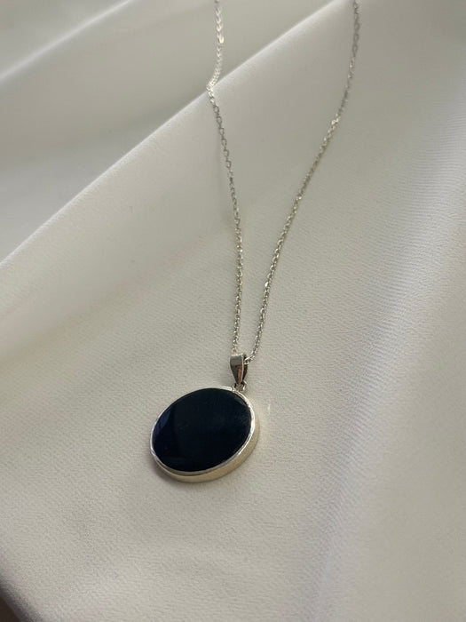 Eclipse Noor Black Agate Pendant