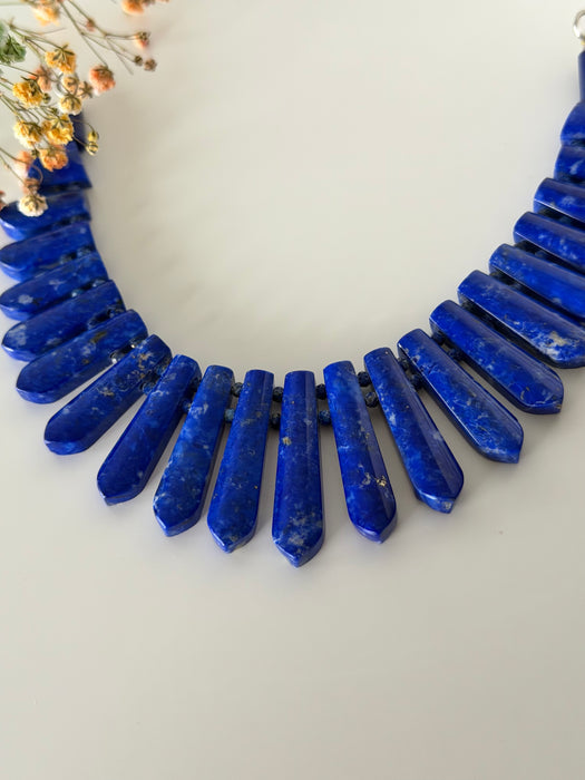 RoyalShard Lapis Statement Necklace