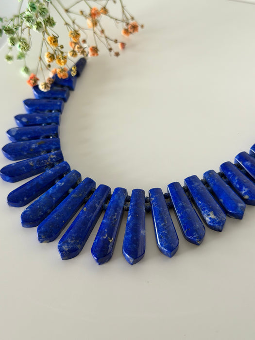 RoyalShard Lapis Statement Necklace