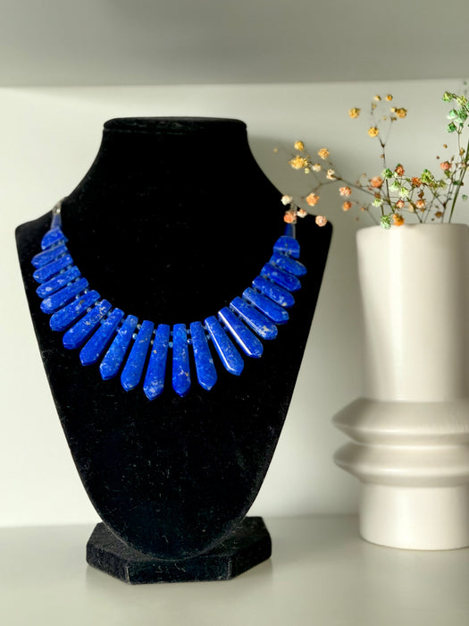 RoyalShard Lapis Statement Necklace