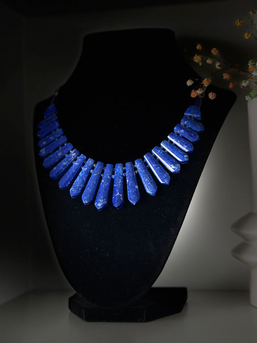 RoyalShard Lapis Statement Necklace