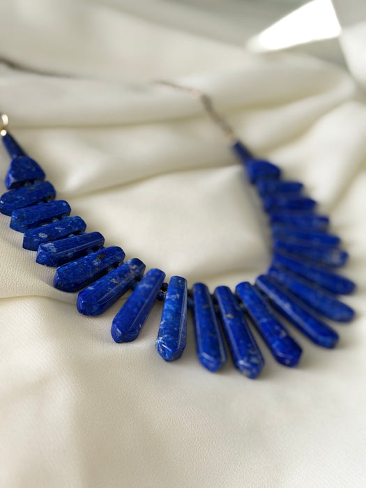 RoyalShard Lapis Statement Necklace