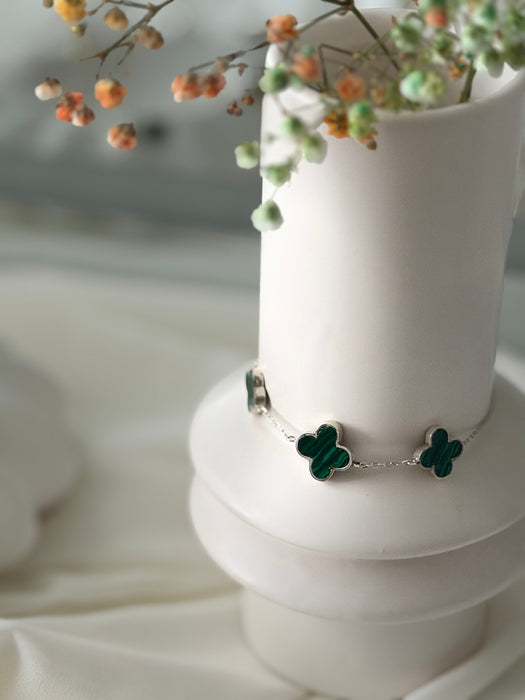 VerdantBloom Afghan Malachite Harmony Set