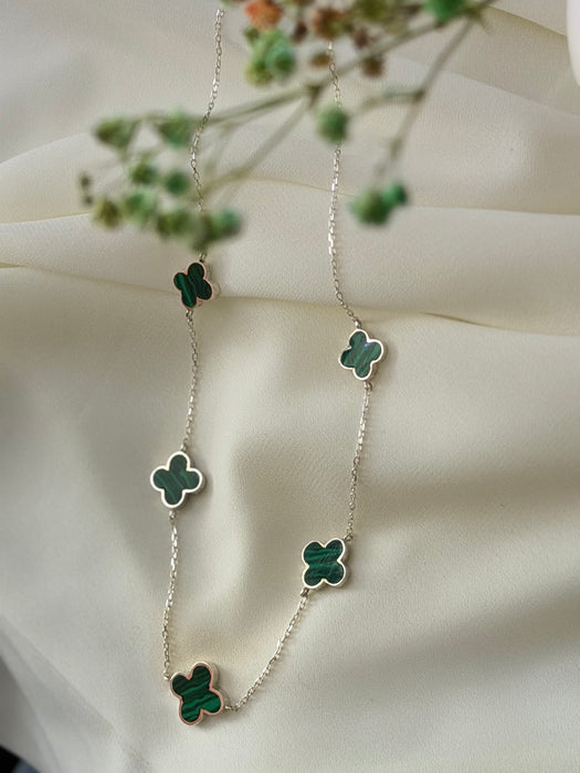 VerdantBloom Afghan Malachite Harmony Set