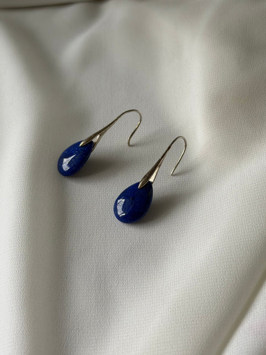 NilaDrop Afghan Lapis Lazuli Earrings