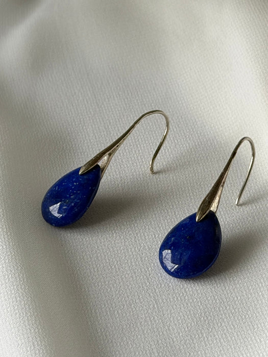 NilaDrop Afghan Lapis Lazuli Earrings