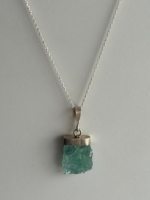 Verdantia Raw Tourmaline Pendant