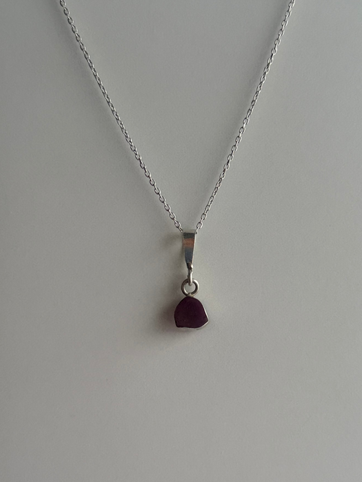 Rosella Watermelon Tourmaline Droplet Pendant