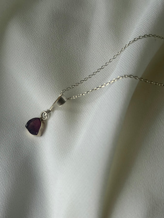 Rosella Watermelon Tourmaline Droplet Pendant