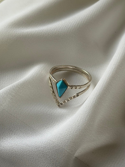 SkyVector Turquoise Stacking Ring Set