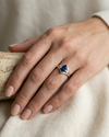 hand wearing Royal Blue ring
