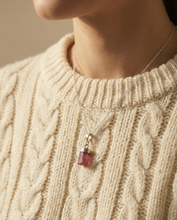 Roselight Afghan Tourmaline Pendant
