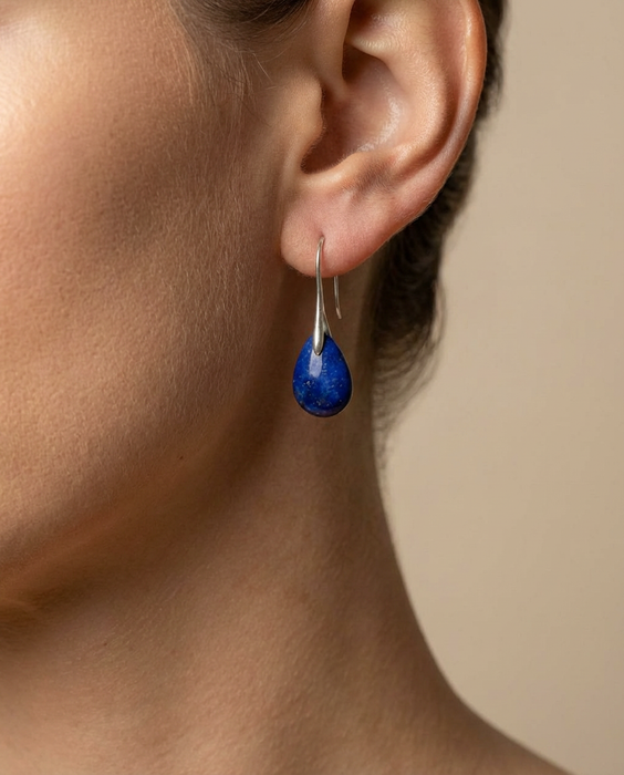 NilaDrop Afghan Lapis Lazuli Earrings